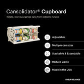 Cansolidator® Cupboard | 20 cans Shelf Reliance