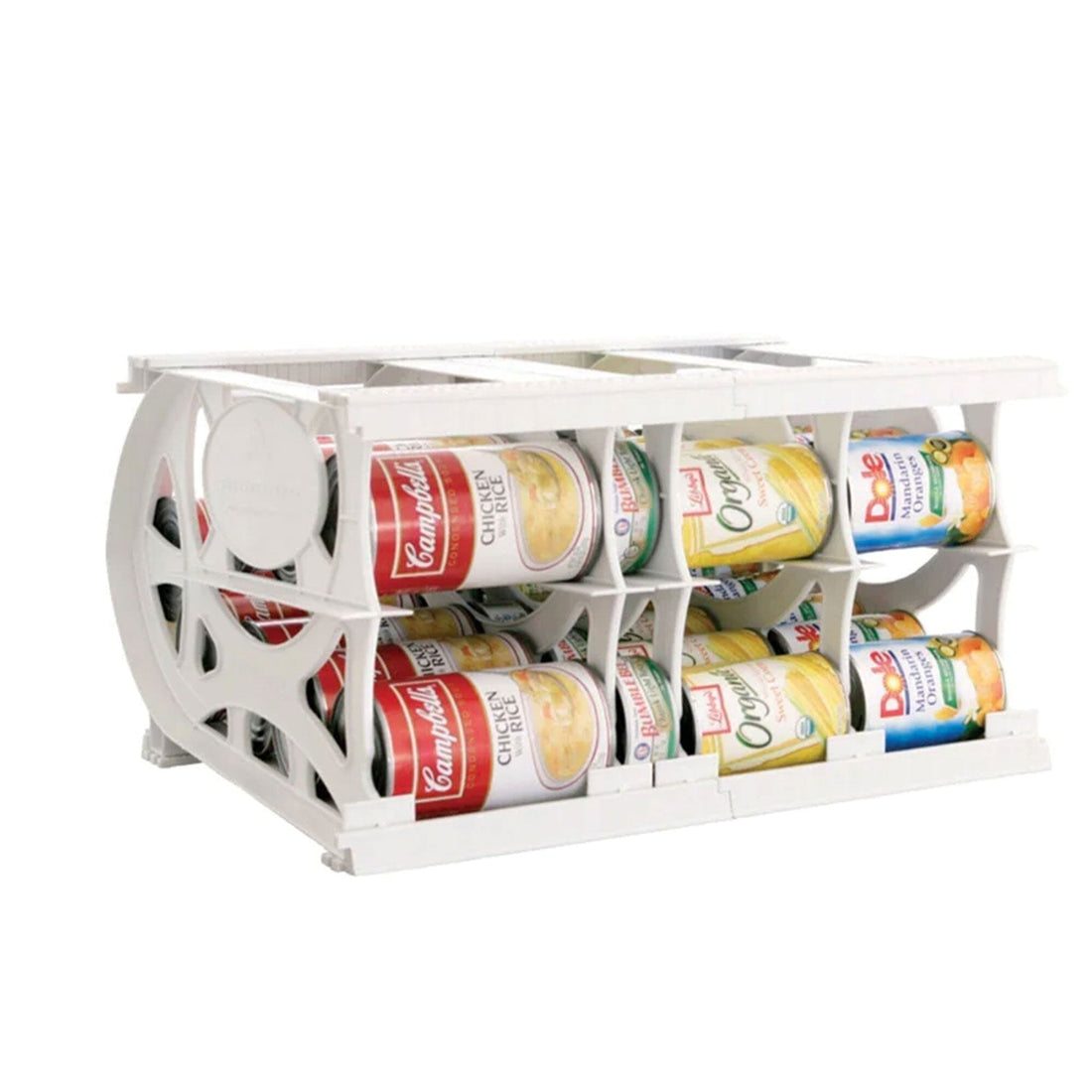 Cansolidator® Pantry 40-can rotating pantry organizer