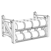 Shelf Reliance Cansolidator Max 60-can rotating food storage organizer