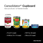 Cansolidator® Cupboard | 20 cans Shelf Reliance 