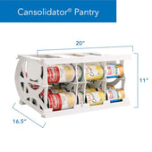 Cansolidator® Pantry 40-can rotating pantry organizer