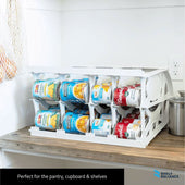 Cansolidator® Pantry Plus 60-can rotating pantry organizer