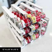 FIFO® Can Tracker 54-can rotating can organizer