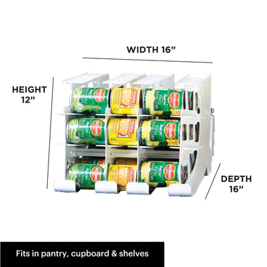 FIFO™ Can Tracker | Holds 54 Standard 10 to 15 Oz Cans Home & Garden | Kitchen & Dining | Kitchen Tools & Utensils | Kitchen Organizers | Can Organizers VMInnovations 