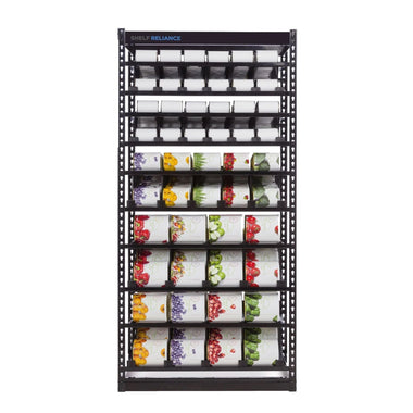 Maximizer Variety Can Rotation Organizer | Holds 300 Cans Furniture | Shelving | Bookcases & Standing Shelves VMInnovations 