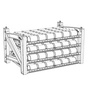 Shelf Reliance Cansolidator Max 156-can rotating food storage organizer